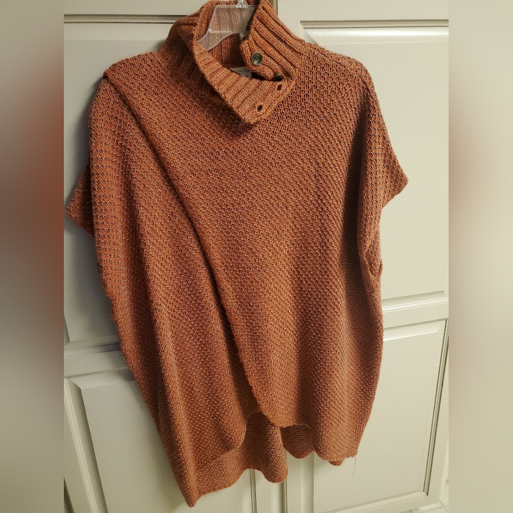 Simply Noelle Knitted Poncho Sweater